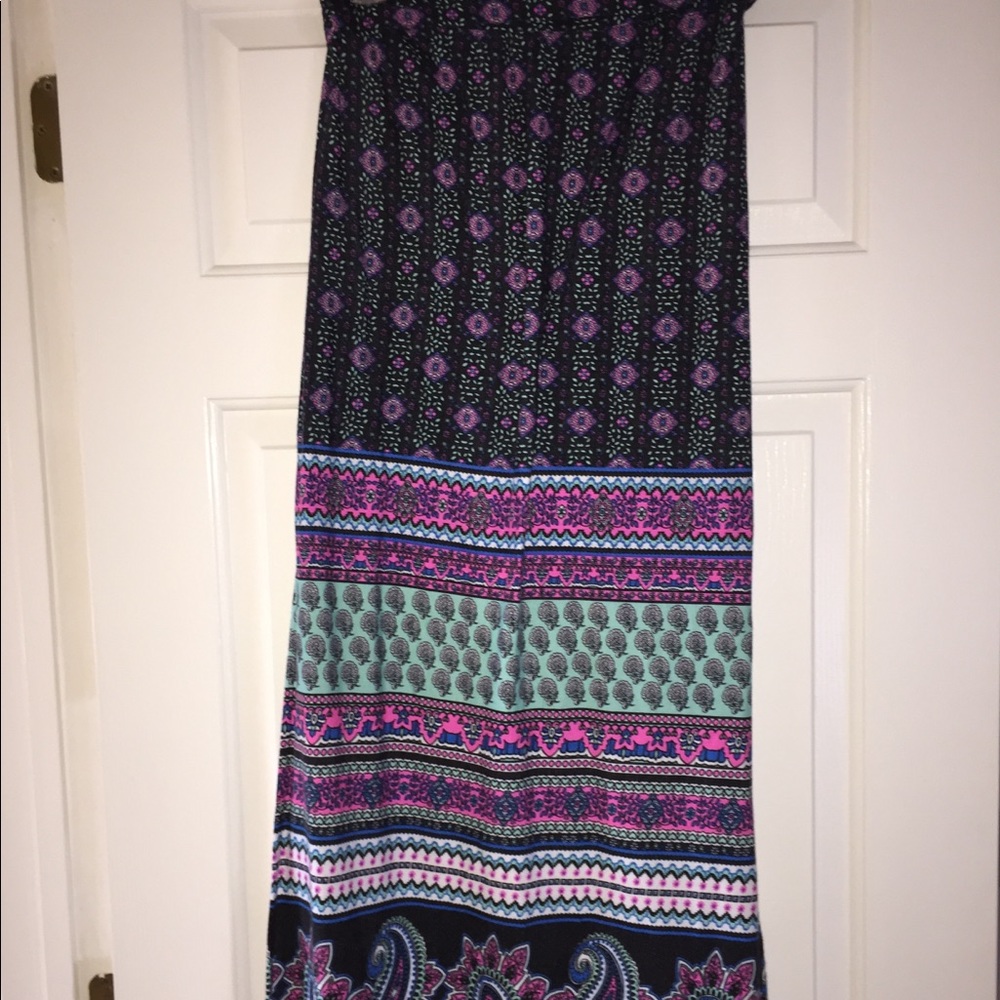 Colorful tribal maxi skirt